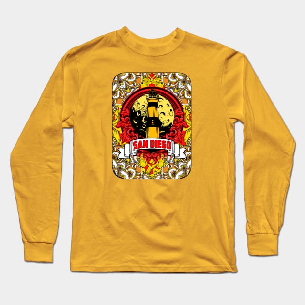 SAN DIEGO LOGO ARTWORK Long Sleeve T-Shirt by theanomalius_merch